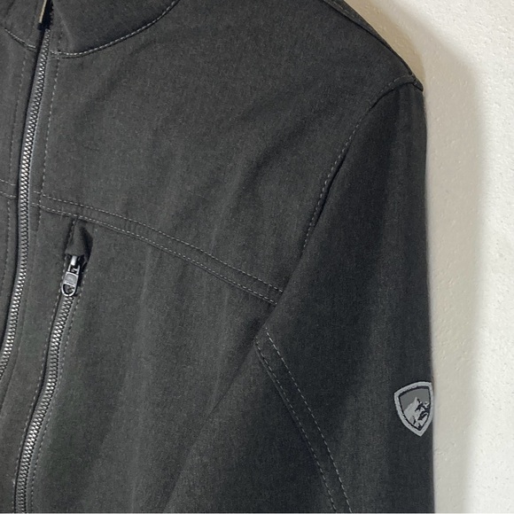 KUHL Born in the Mountains Jacket Mens M Gray Full-Zip Outdoor Hiking Logo - Picture 5 of 16
